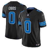 Men & Women & Youth Detroit Lions #0 Jahmyr Gibbs Black 2025 F.U.S.E. Vapor Limited Stitched Jersey,baseball caps,new era cap wholesale,wholesale hats